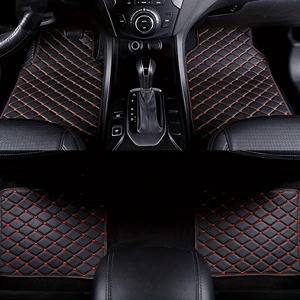 Universal Car Floor Mats 4-Piece Set, Anti-Dirt and Wear-Resistant Leather, Universal Car Mats for Amazon