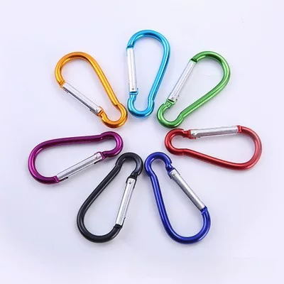 Gourd Type No.5 Outdoor Safety Spring Hook Mountain Kettle Backpack Hanging Buckle Led Light Buckle Aluminum Alloy Mountaineering Buckle