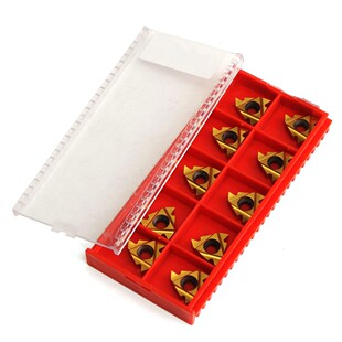 Cnc ExtERnal Thread InsERts 16ER AG60 Lathe Indexable Threaded Carbide InsERt Blade Gold