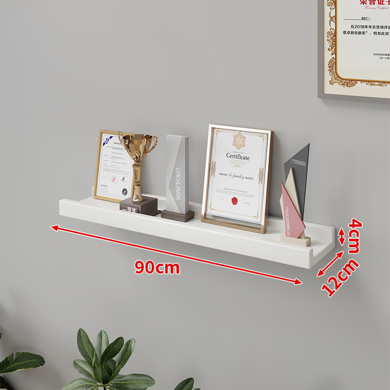 荣誉墙展示架壁挂式奖杯奖牌一字隔板置物架带档板公司证书展示墙|undefined