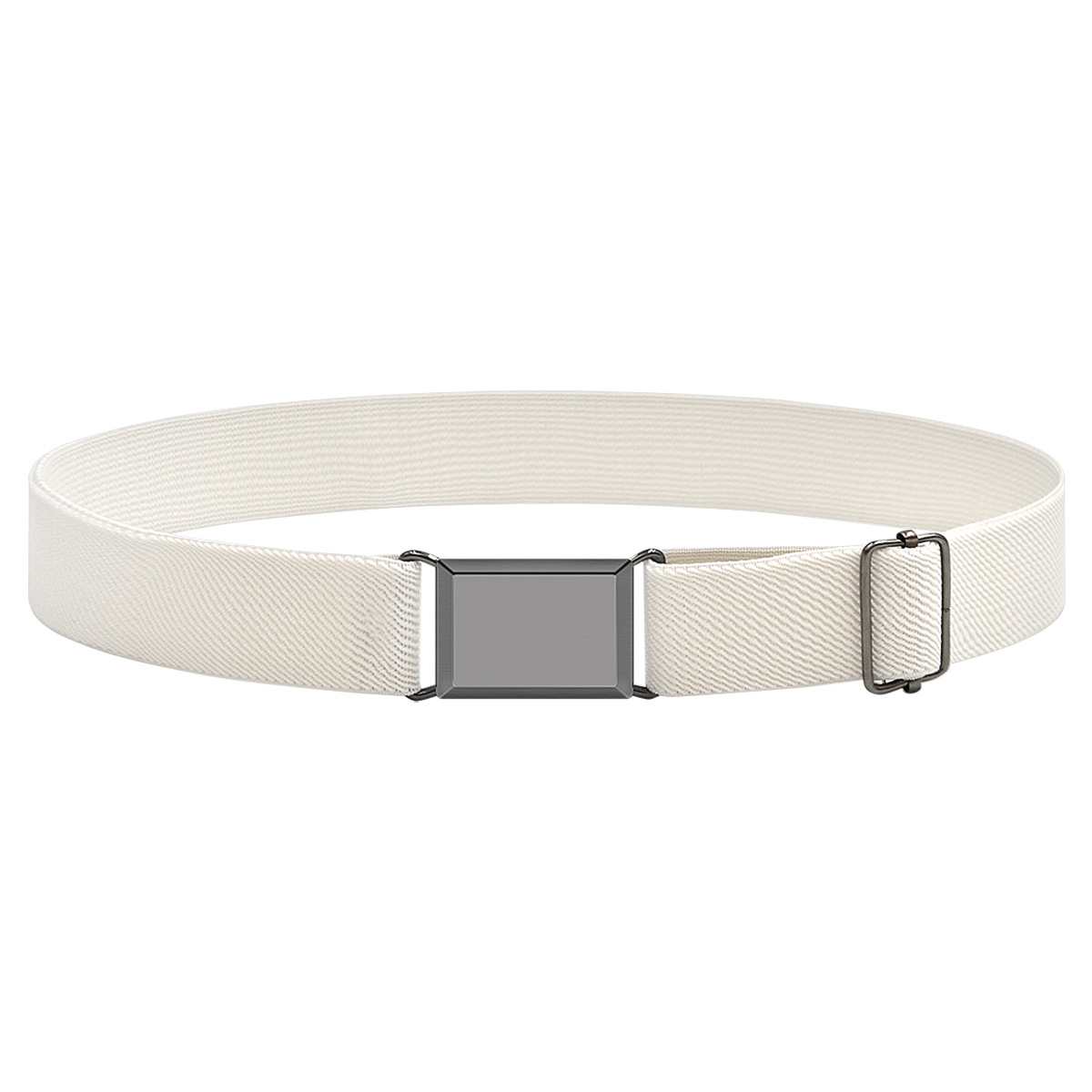 Cinturón perezoso transfronterizo en stock Cinturón de jeans con hebilla de longitud ajustable elástica para niños