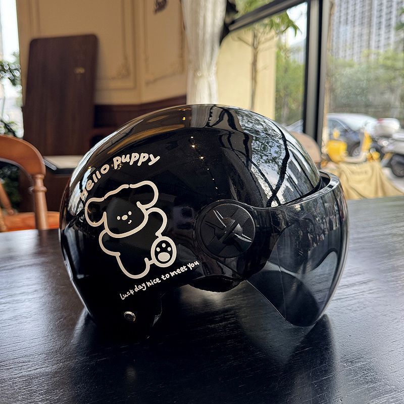 3C Certified Electric Motorcycle Helmet Summer Sunscreen Half Helmet