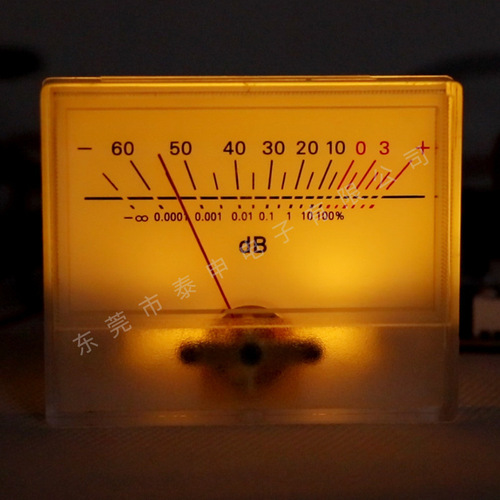VU Level Meter LED Backlight Panel High Precision High Quality Tube Amplifier Power Meter Audio Level Meter