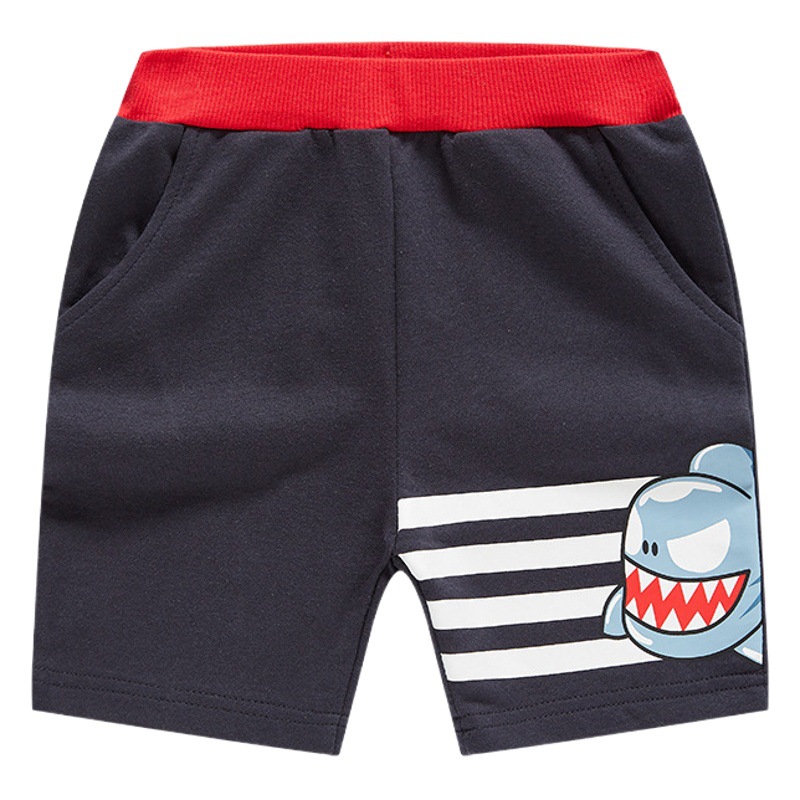 Ropa para niños nuevos pantalones para niños pantalones cortos de dibujos animados para niños pantalones de punto de estilo coreano para niños pantalones de verano quinto pantalones entrega de una pieza