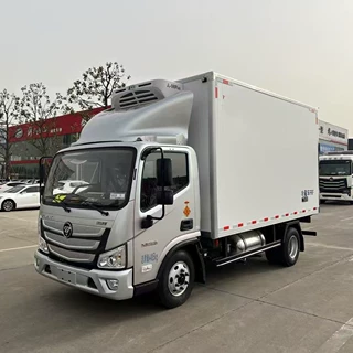 肉钩冷藏车 国六福田欧马可S1挂肉冷藏车厂家