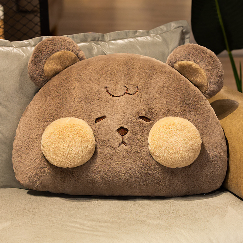 Creativo suave conejo gato almohada juguete de peluche oso cerdo muñeca hogar sofá almohada muñeca