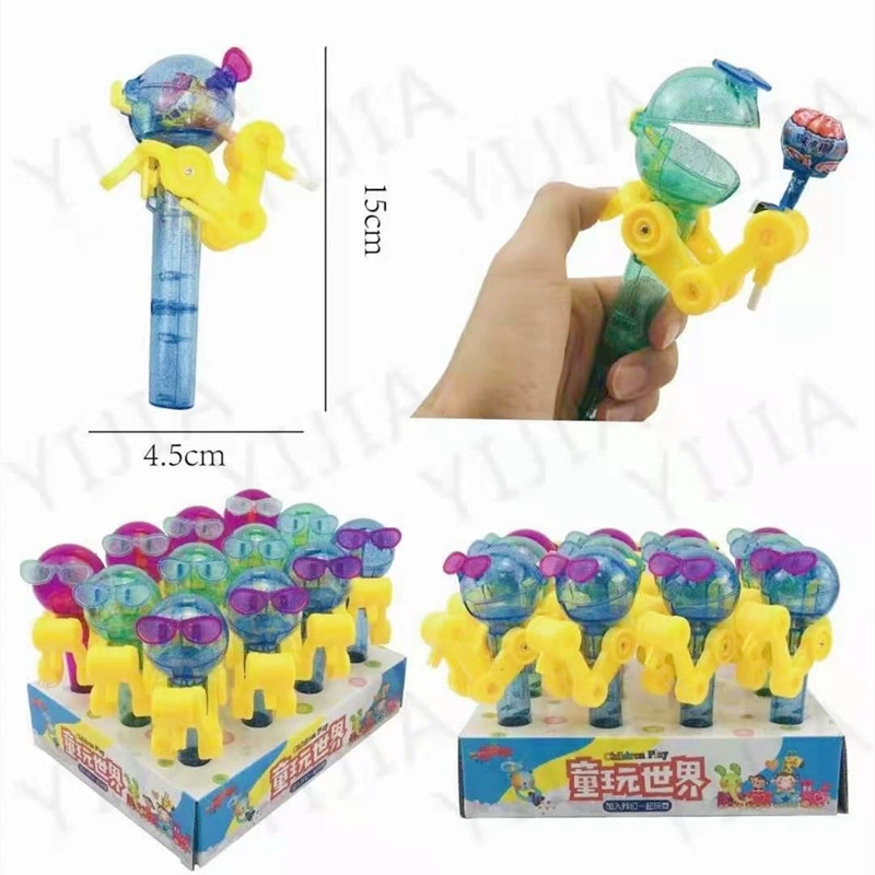 Фабрика оптом леденец машина фруктовый вкус игрушка конфеты дети Играть Дом онлайн знаменитости робот инопланетянин катапульта конфеты играть
