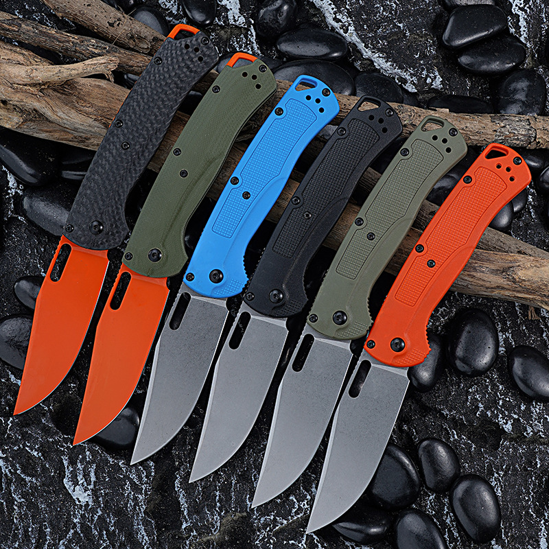 户外折叠刀五金工具碳纤维柄小刀D2刃折叠刀速卖通热卖蝴蝶15535