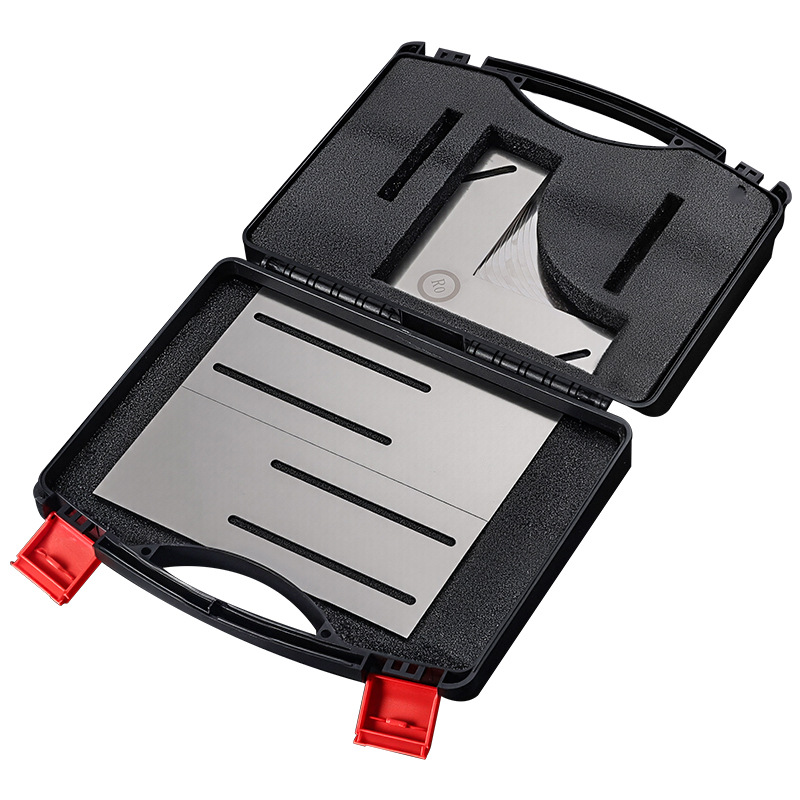 Raspador de ángulo yin y yang de acero inoxidable resistente al desgaste, resistente a la corrosión, nuevo juego de masilla de ángulo yin y yang