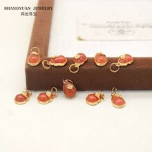 S925�y���Ȼ�ϼtС���J��녵������DIY�ִ��朾������