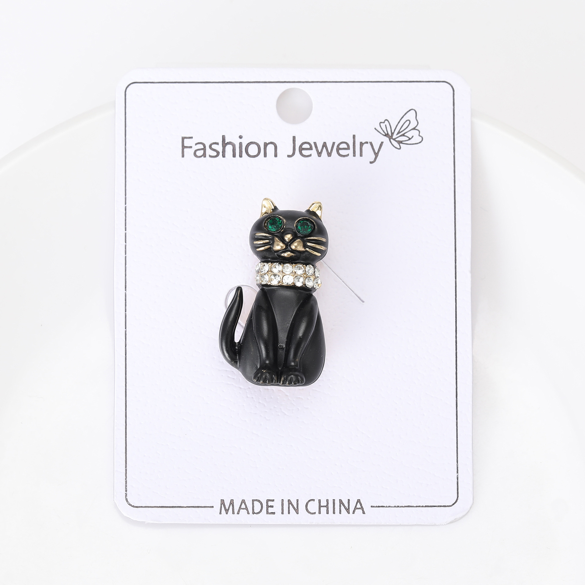 11g Weight Cute Simple Style Pin Cartoon Cat Alloy Women's Brooches