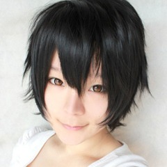 Black Universal Cosplay Short Hair Kirito, Tachibana Jiro, Hikaru, Okamura Rin, Grey/Black Anti
