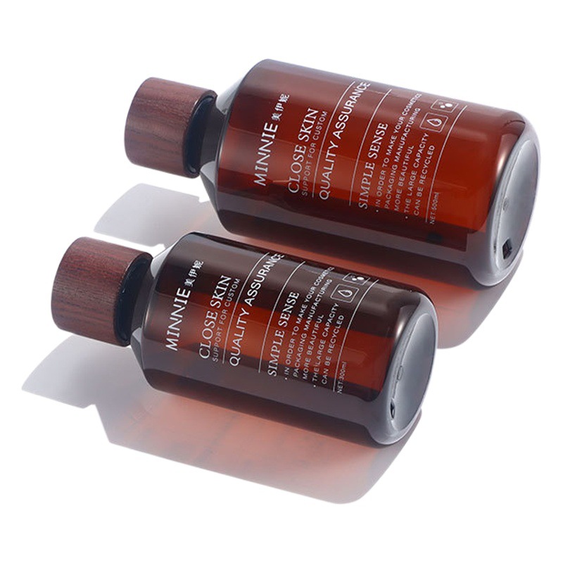 Botella de agua de maquillaje de 500ml botella de agua pura embotellada botella de agua tonificante botella de embalaje de productos para el cuidado de la piel botella de loción suavizante de 300ml
