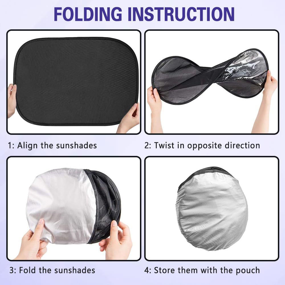 New PVC mesh electrostatic sunshade for side windows, full-glazed anti-glare adhesive car sunshade