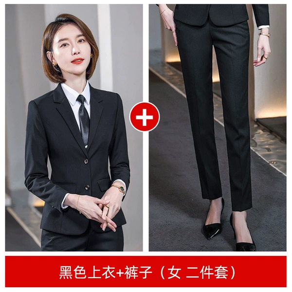 Ms.: Black suit+pants