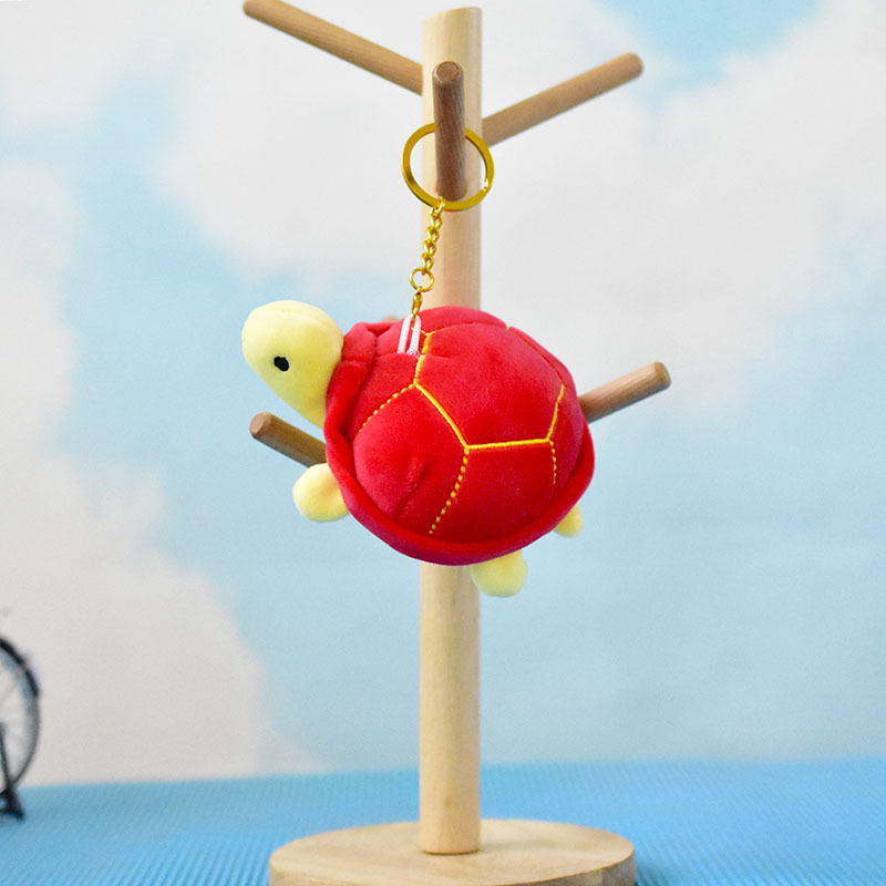 (2개) 공장 직접 미니 수족관 동물 거북이 봉제 인형 장난감 귀여운 거북이 봉제 펜던트 가방 장식품