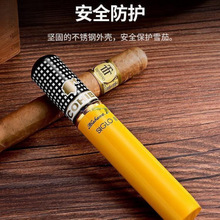 雪茄管雪茄保湿盒旅行便携式单支内置雪松木木片雪茄专用