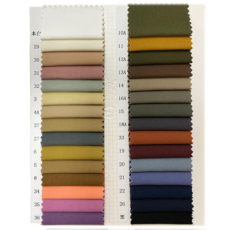 Tejido de inventario al por mayor 100% algodón 16 * 10 tela de algodón twill gruesa
