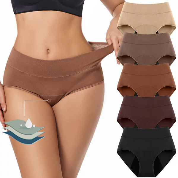 Amazon's 3-Layer Absorbent Menstrual Period Panties with Breathable Holes, Popular Leak-Proof Menstrual Period Underwear for Women