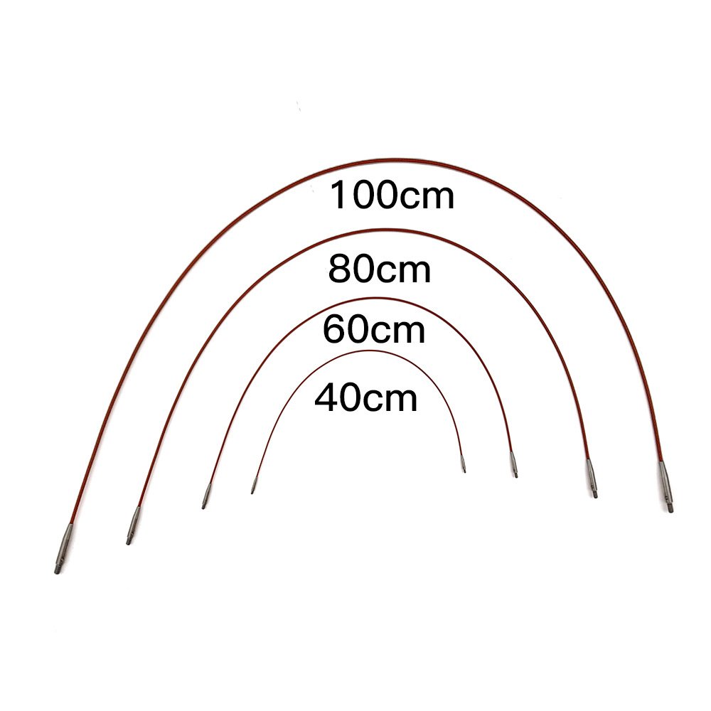 Aguja de suéter transfronteriza impresa desmontable aguja de anillo multifuncional aguja de anillo manual 13 paquete de paquete de PU