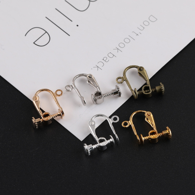 Casual Metal Pierced Spiral Ear Clip DIY Handmade Ear Clip Converter Painless Ear Clip Jewelry Accessories Casual Metal Pierced Spiral Ear Clip DIY Handmade Ear Clip Converter Painless Ear Clip Jewelry Accessories