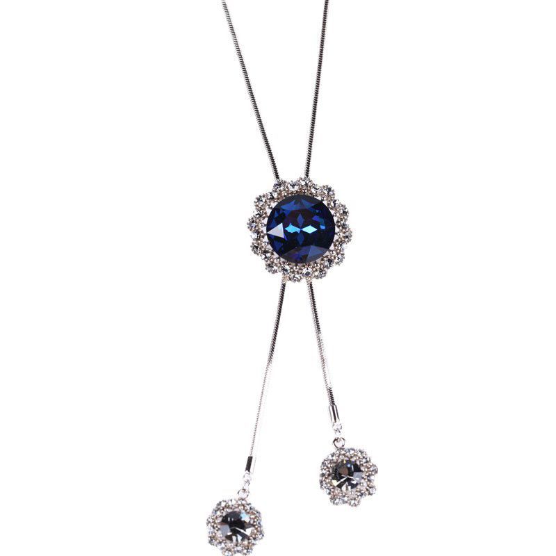 Yh ~ estilo japonés, coreano, europeo y americano exagerado moda colgante suéter largo cadena mujeres Otoño e Invierno collar accesorios decorativos joyería colgante