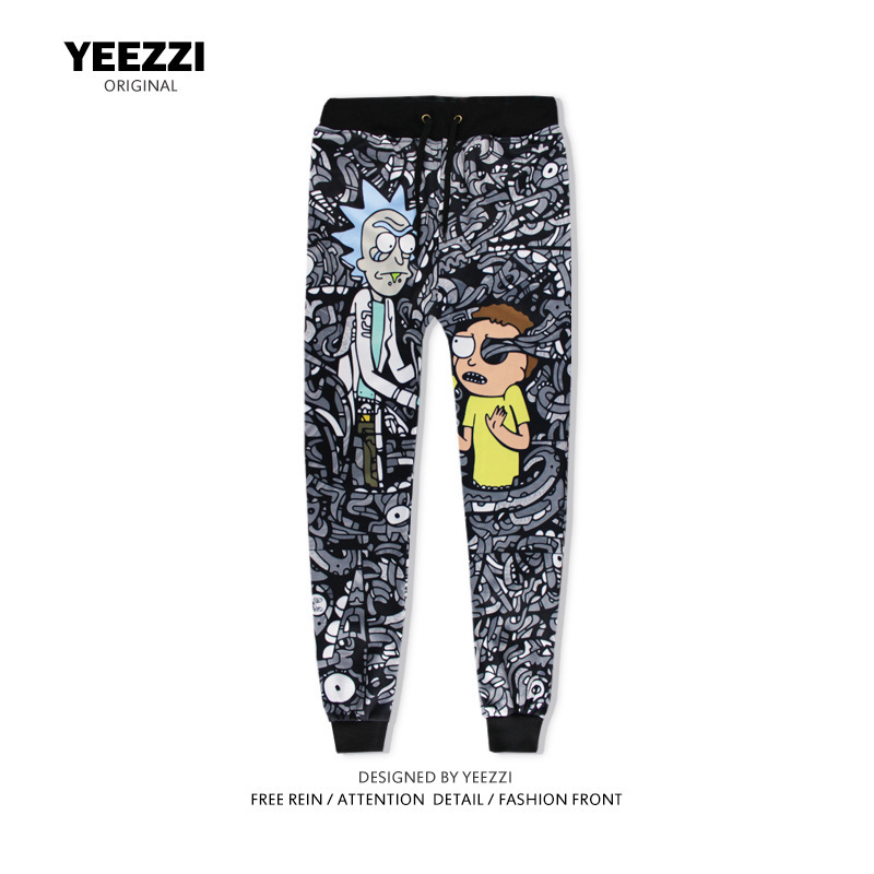 American-Style Casual Pants Couple Sports Pants Sweatpants Printed Pants Loose Versatile Pants Cosplay Fashion Cartoon Slimming Age-Reducing American-Style Casual Pants Couple Sports Pants Sweatpants Printed Pants Loose Versatile Pants Cosplay Fashion Cartoon Slimming Age-Reducing
