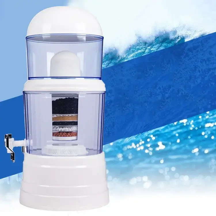 Jarra de Agua Mineral de Cerámica de Nivel 8, Dispensador de Agua Potable Directo, Purificador de Agua de Escritorio image 3