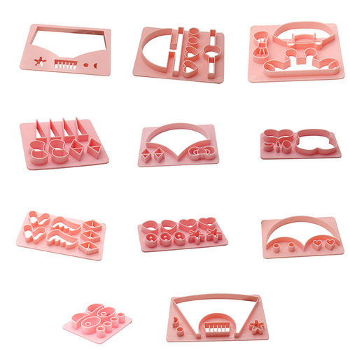 New Handicraft Set Molds for Children - Cute Plastic Animal Cartoon Print Craft Molds