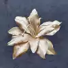 Silk 13CM lily flower head-new coffee color
