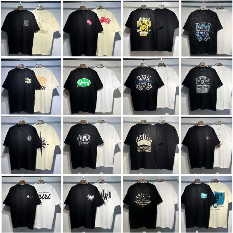 貿易クロスAm新文字クラシックプリント半袖男女同型カップルTシャツiri夏高iri製品タイプ|undefined