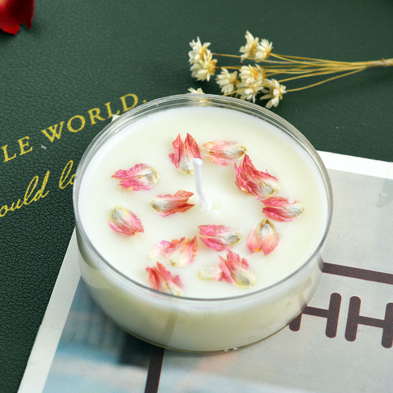 Plant Wax Material Simple Style Flower Plant Wax Scented Candle
