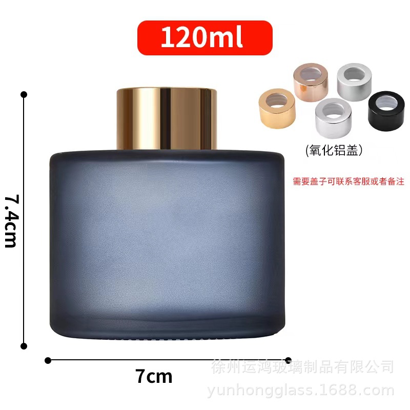 En stock botella de aromaterapia botella vacía taza de cera color botella cilíndrica color de ratán fragancia esmerilada botella vacía botella de perfume sin fuego