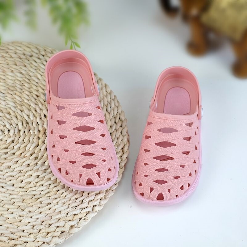 Summer original Vietnamese latex slippers for women, trendy dual-use sandals, new thick-soled breathable clogs