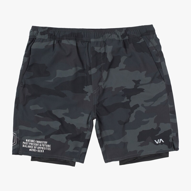 Men's Fitness Training Outdoor Sports Quick-drying Shorts Double-layer Elastic Breathable Lightweight Pants Cross-border New