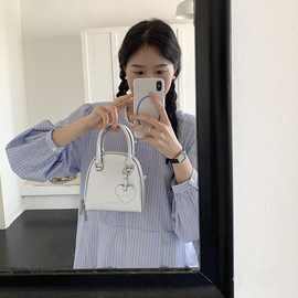 肉肉陈Whiterm韩国小众设计女包新款可爱手提贝壳包单肩斜跨小包