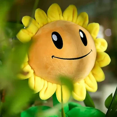 Pea Shooter Wogua Sunflower Oyuncaq yastıqlar