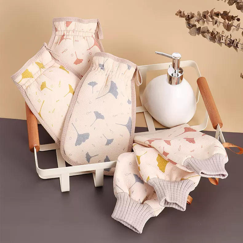 印花搓背澡巾加厚成人洗澡巾去泥搓澡沐浴手套家用细砂双面搓澡巾