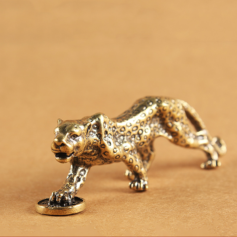Brass Vintage Leopard 2