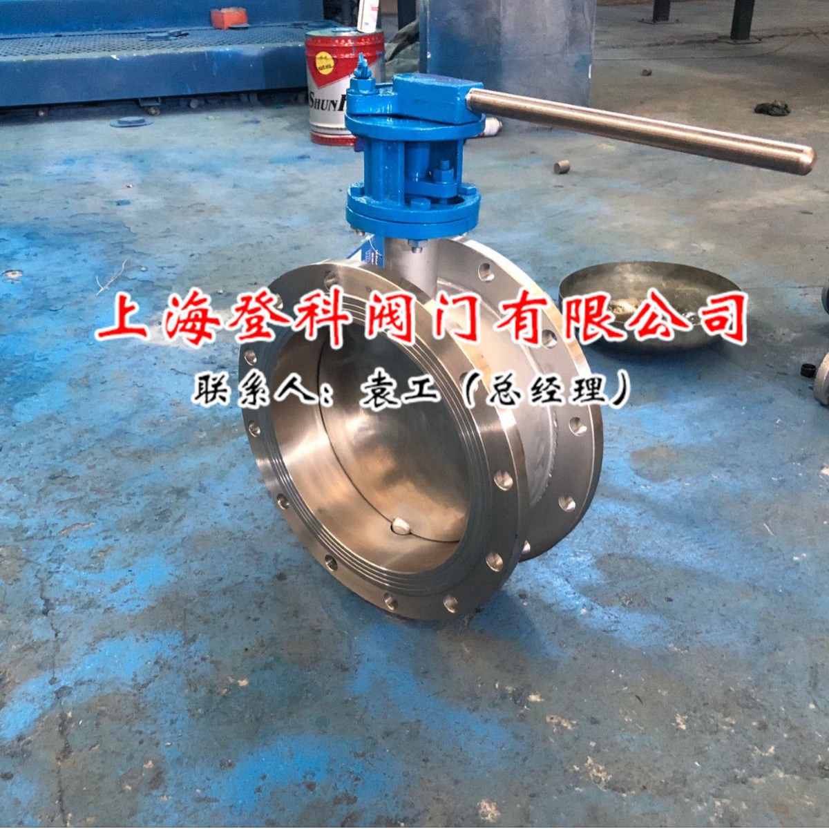 上海阀门把手D41W-6P DN200 不锈钢通风蝶阀 手动 不锈钢蝶阀