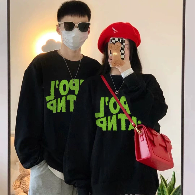 Трансграничная внешняя торговля 310 г большой махровой roora пара свитер весной и осенью новый супер огонь высокого класса тонкий круглый воротник