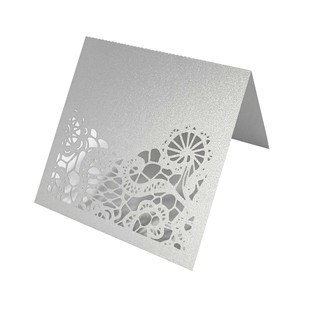 Cross-border wedding name seat card laser hollow name table card wedding lace card manufacturers in stock wholesale