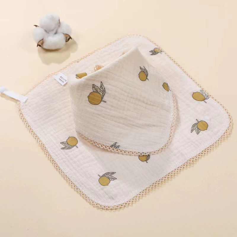 Children's cotton eating bib, scarf for new born