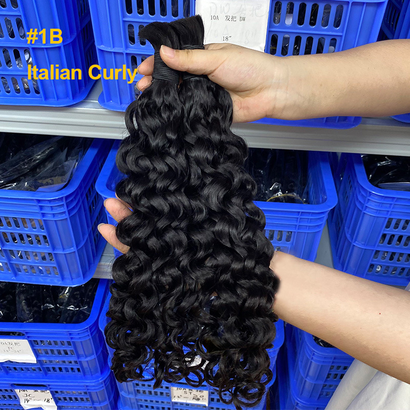 Extensiones de Cabello Humano 12A de Cabello Real Tejido a Mano para Mujeres