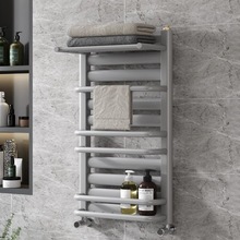 京鼎钢制大水道小背篓暖气片家用卫生间水暖散热器浴室壁挂毛巾架