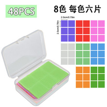 新款钻石画硅胶点钻胶泥 六边形盒装胶泥多色