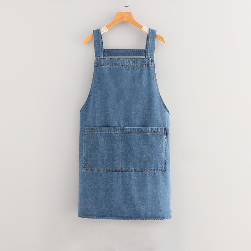 Foreign Trade Denim Cotton Apron Home Kitchen, Vintage Fashion, Artistic Style, Suitable Both Men Women, For Baking And_voghion.com