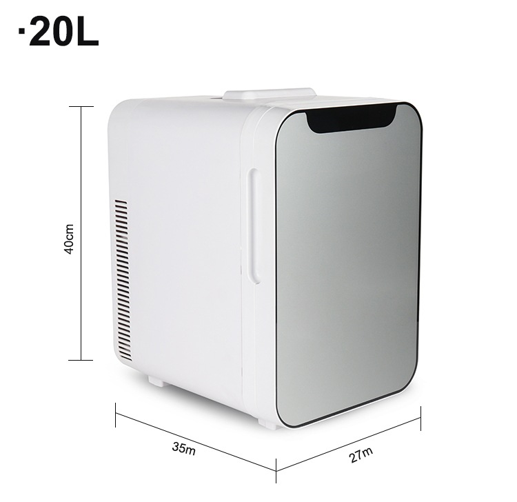 20-liter mini portable refrigerator for home use, suitable for students' dormitories, cosmetics, and car use