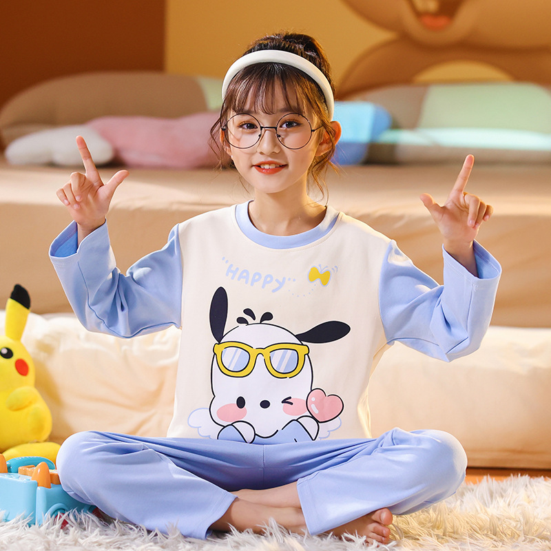 Q cotton long set 8820 Pa dog