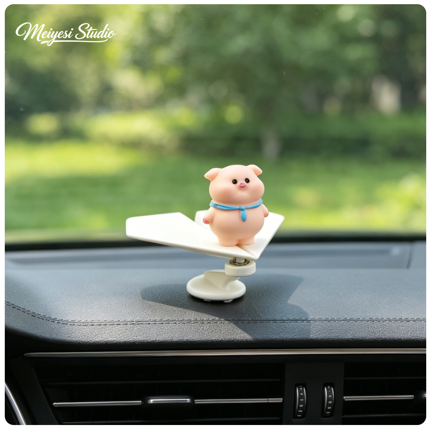 Crayón nuevo avión giratorio 2026 nuevo automóvil adorable joyería de dibujos animados decoración de curación descompresión
